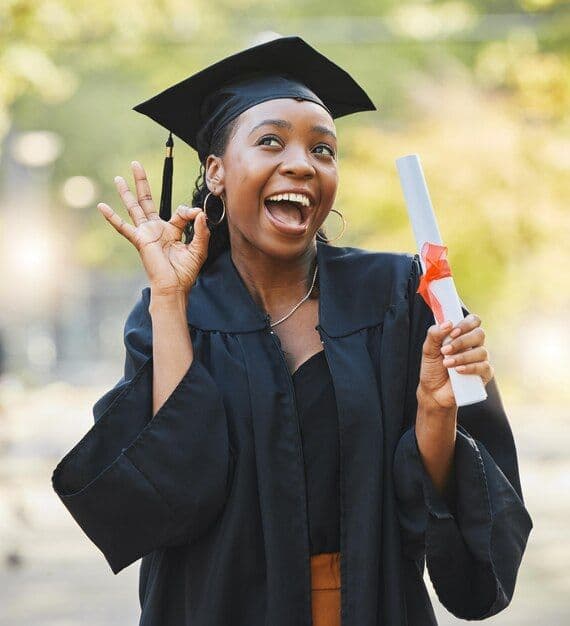 Le jour du diplôme, plein d’espoir